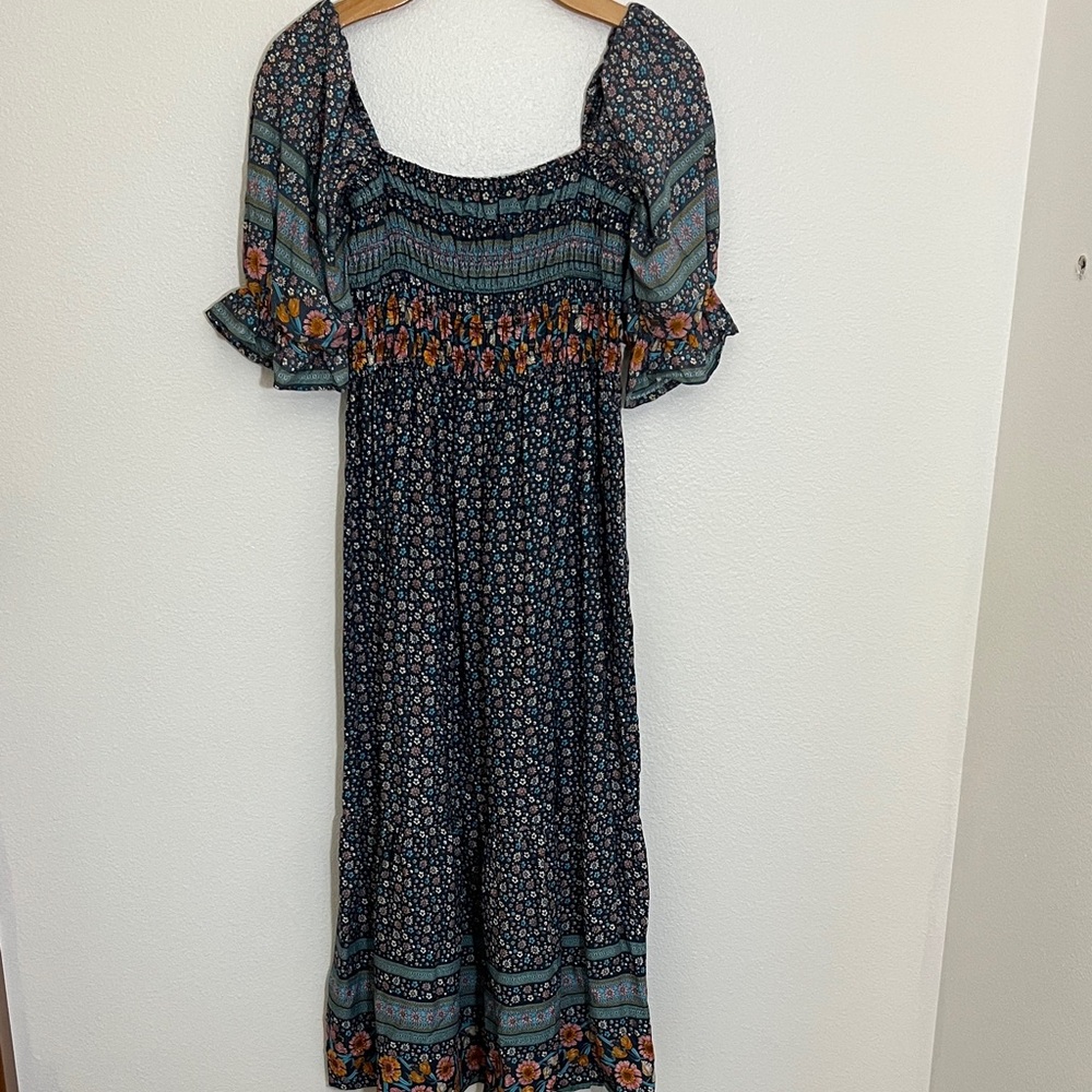 Floral Bohemian Maxi Dress